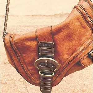 Authentic Limited edition gaucho Christian Dior saddle bag